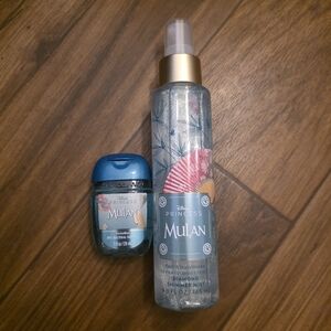 Bath and Bodyworks Disney collab Mulan Diamond Shimmer And Pocket Bac Hand Gel